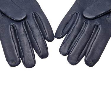 Blue Hermes Soya Cadena Gloves - Designer Revival