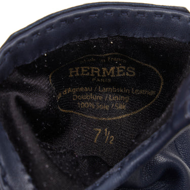 Blue Hermes Soya Cadena Gloves - Designer Revival