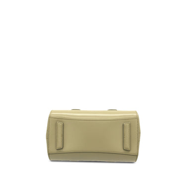 Beige Givenchy Mini Antigona Lock Handbag - Designer Revival