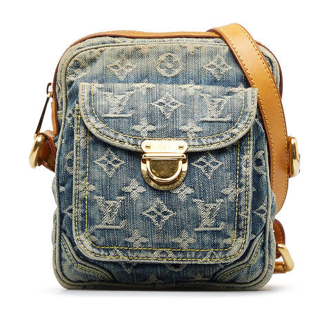 Blue Louis Vuitton Monogram Denim Camera Bag, RvceShops Revival