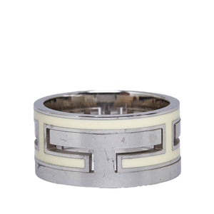 Silver Hermes Move H Ring