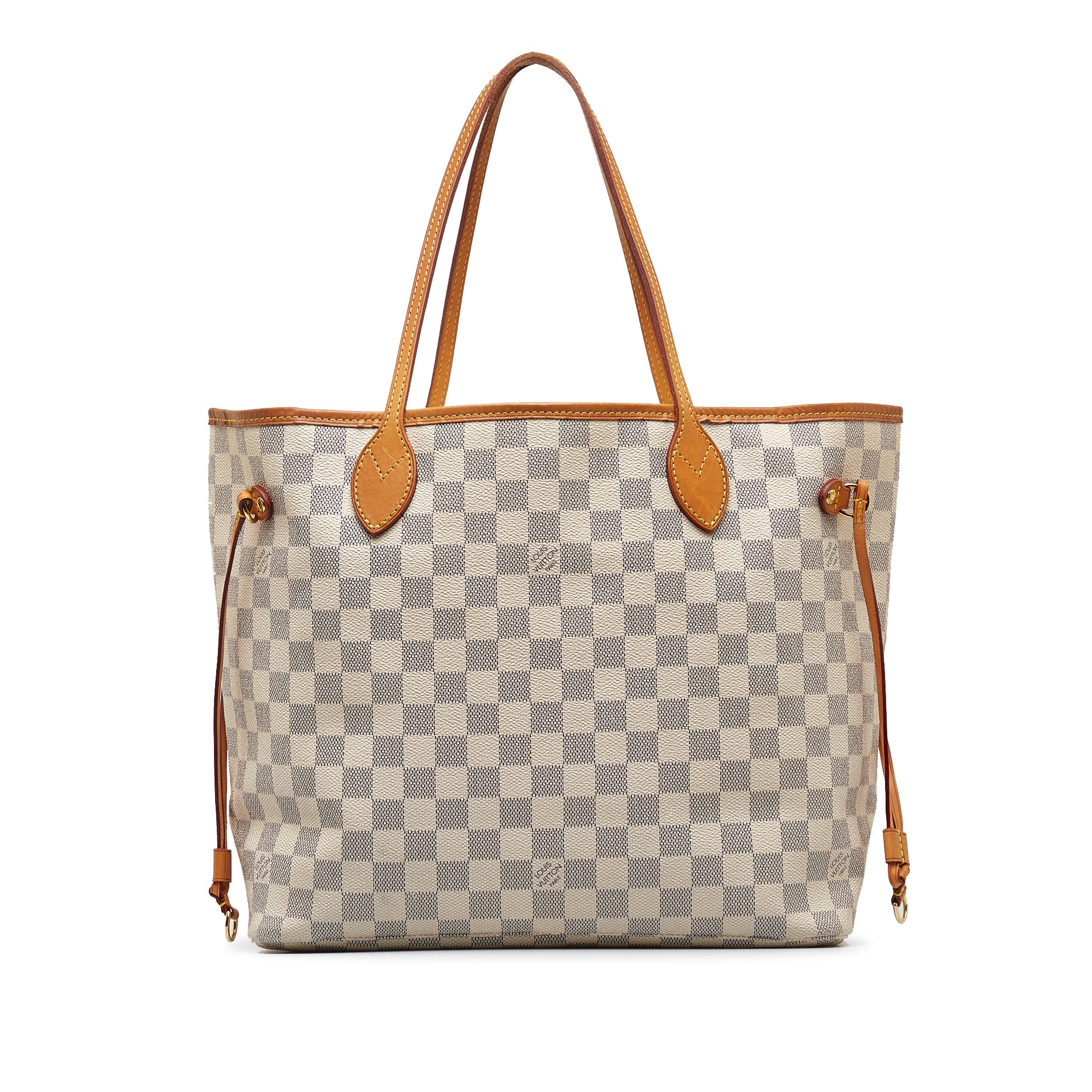 Louis Vuitton Neverfull MM Damier Azur Shoulder Bag