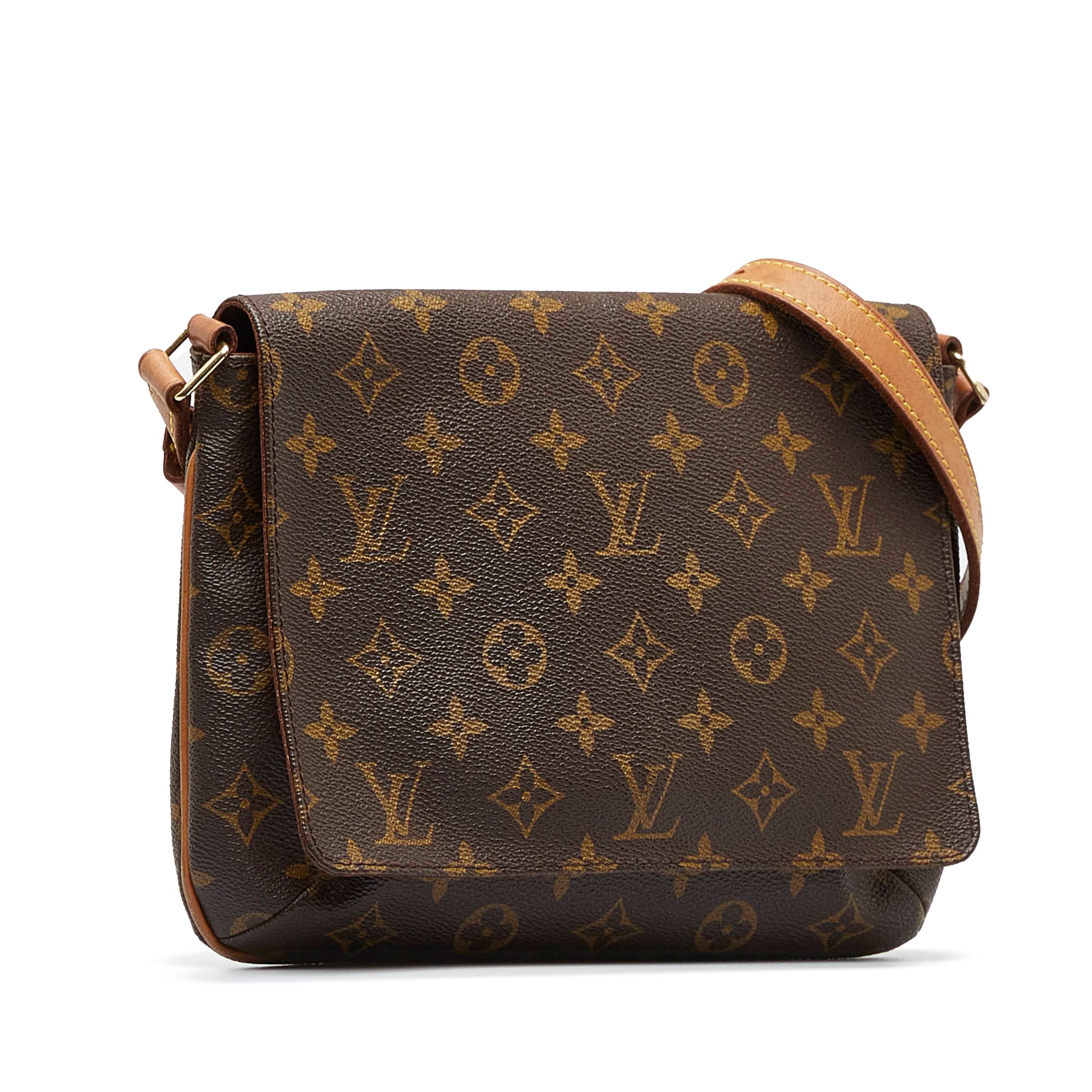 Louis Vuitton Monogram Canvas Musette Tango Shoulder Handbag