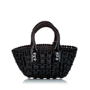 Black Balenciaga XXS Bistro Basket Bag