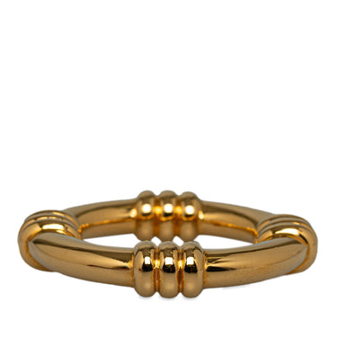 Gold Hermes Metal Scarf Ring - Designer Revival
