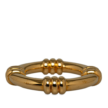 Gold Hermes Metal Scarf Ring - Designer Revival