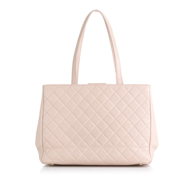 Pink Chanel Business Affinity Shopping Tote - Designer Revival