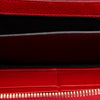 Red Gucci Bamboo Tassel Zip Around Wallet