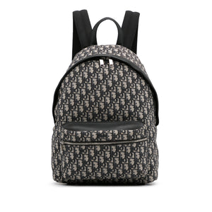 Gray Dior Oblique Rider Backpack