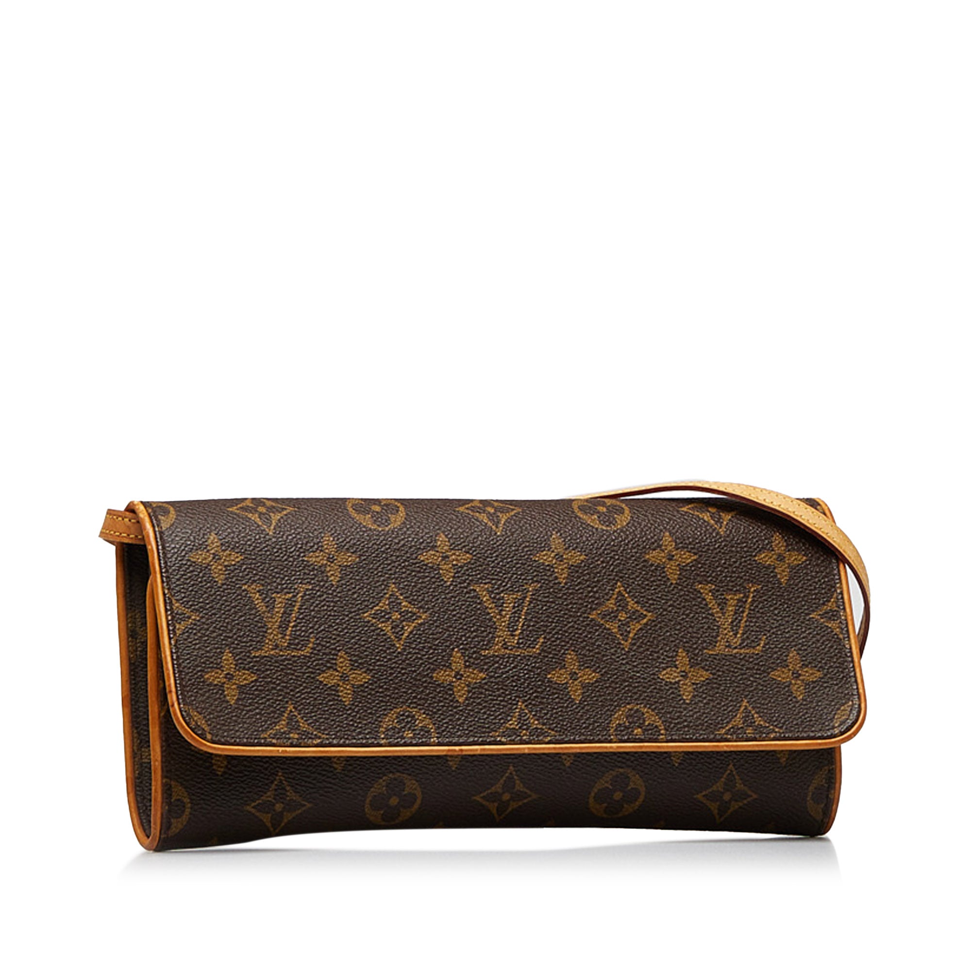 Brown Louis Vuitton Monogram Pochette Twin GM Crossbody Bag – Designer  Revival