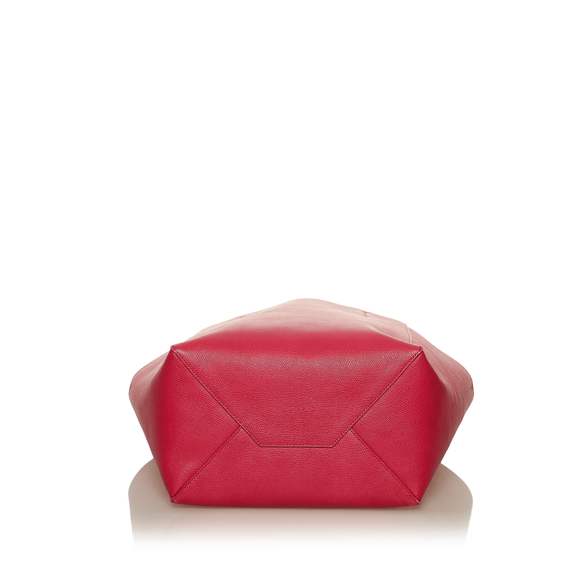 Pink Celine Horizontal Cabas Leather Tote Bag