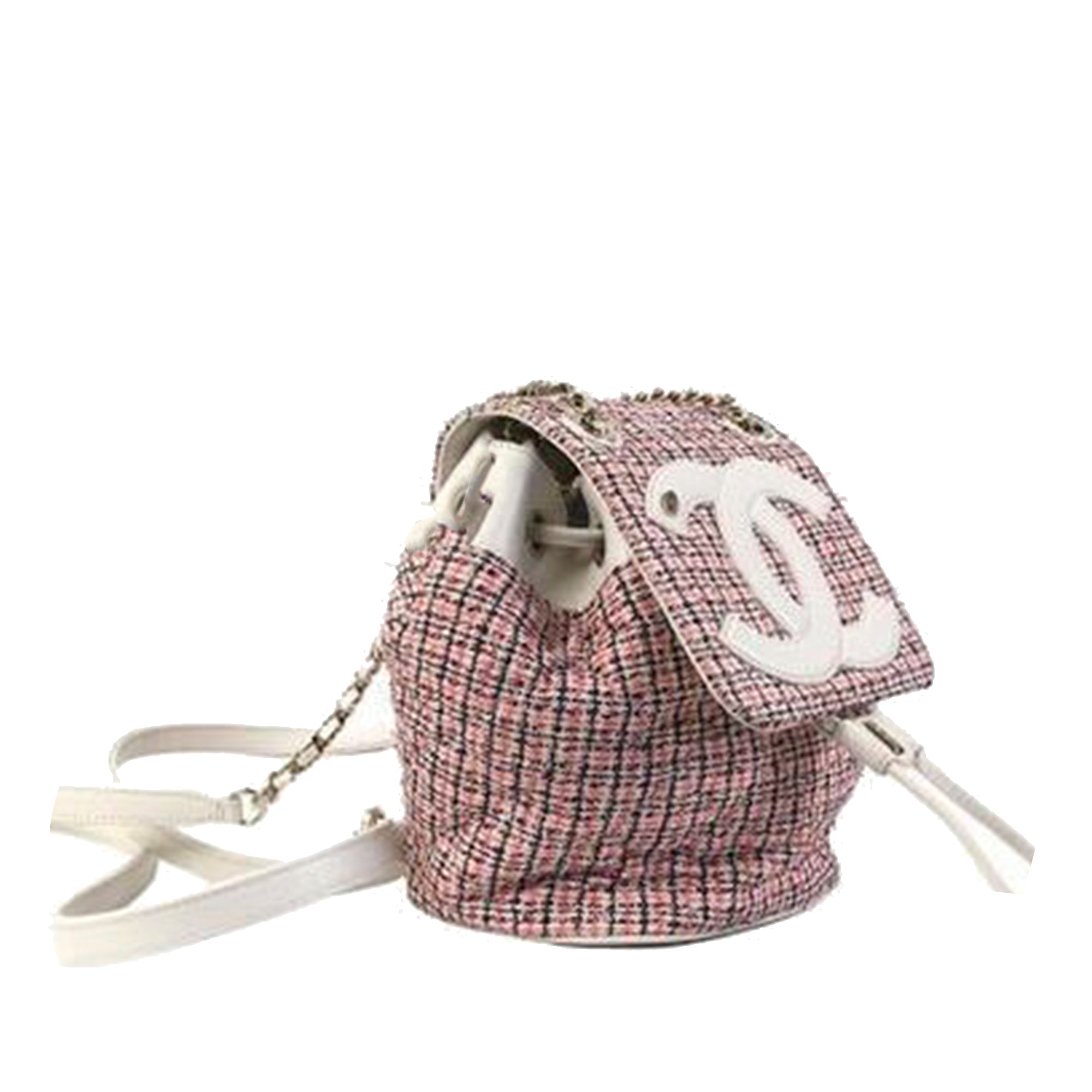 Red Chanel CC Mania Tweed Backpack – Designer Revival