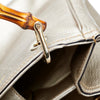 Gold Gucci Bamboo Shopper Satchel