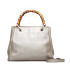 Gold Gucci Bamboo Shopper Satchel
