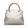 Gold Gucci Bamboo Shopper Satchel