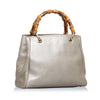 Gold Gucci Bamboo Shopper Satchel