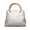 Gold Gucci Bamboo Shopper Satchel