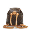 Brown Louis Vuitton Monogram Montsouris MM Backpack