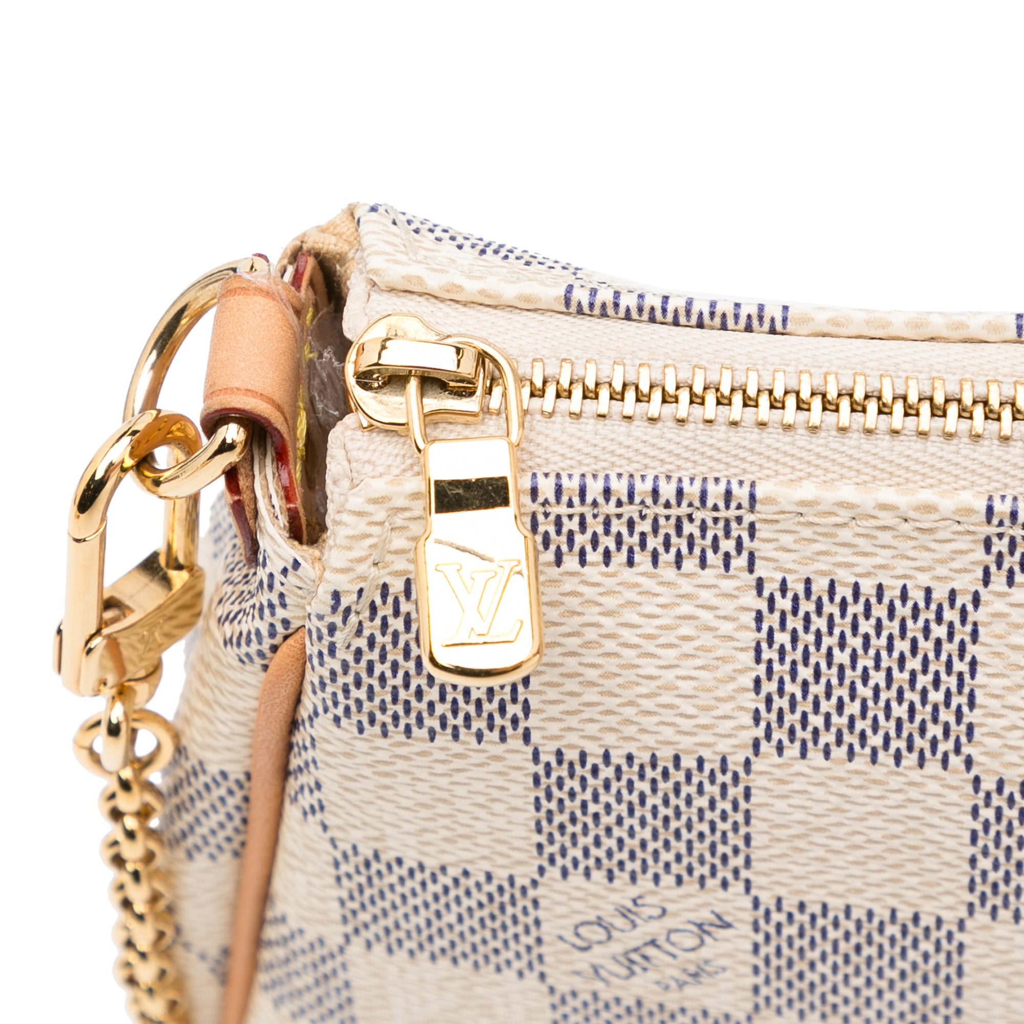Louis Vuitton Damier Azur Eva Pochette - White Crossbody Bags, Handbags -  LOU729830