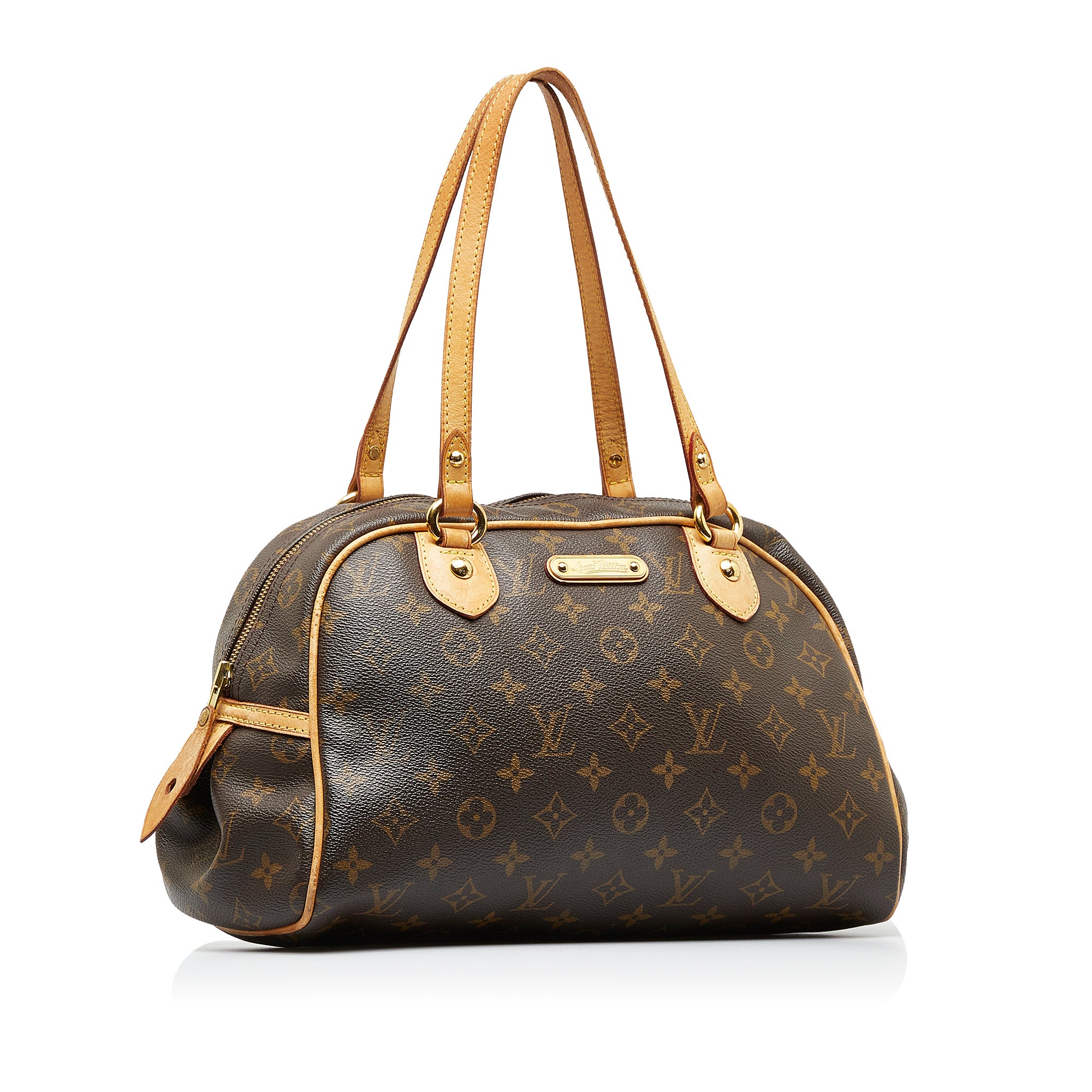 Brown Louis Vuitton Monogram Montorgueil PM Shoulder Bag – Designer Revival