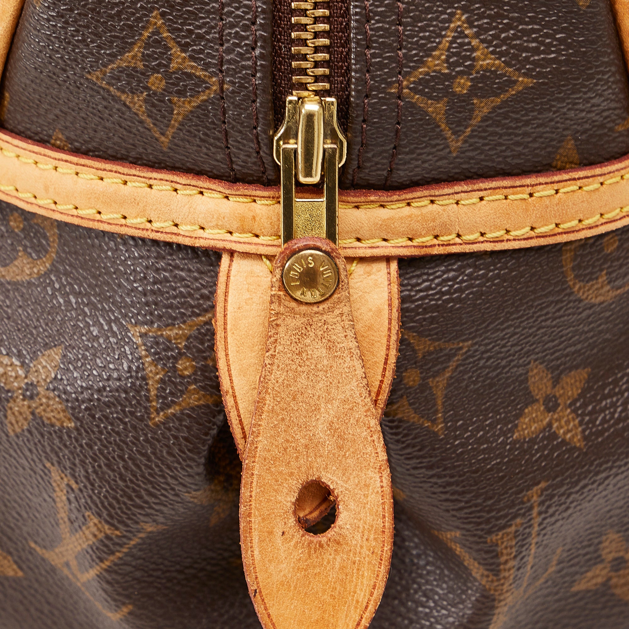 Brown Louis Vuitton Monogram Montorgueil PM Shoulder Bag