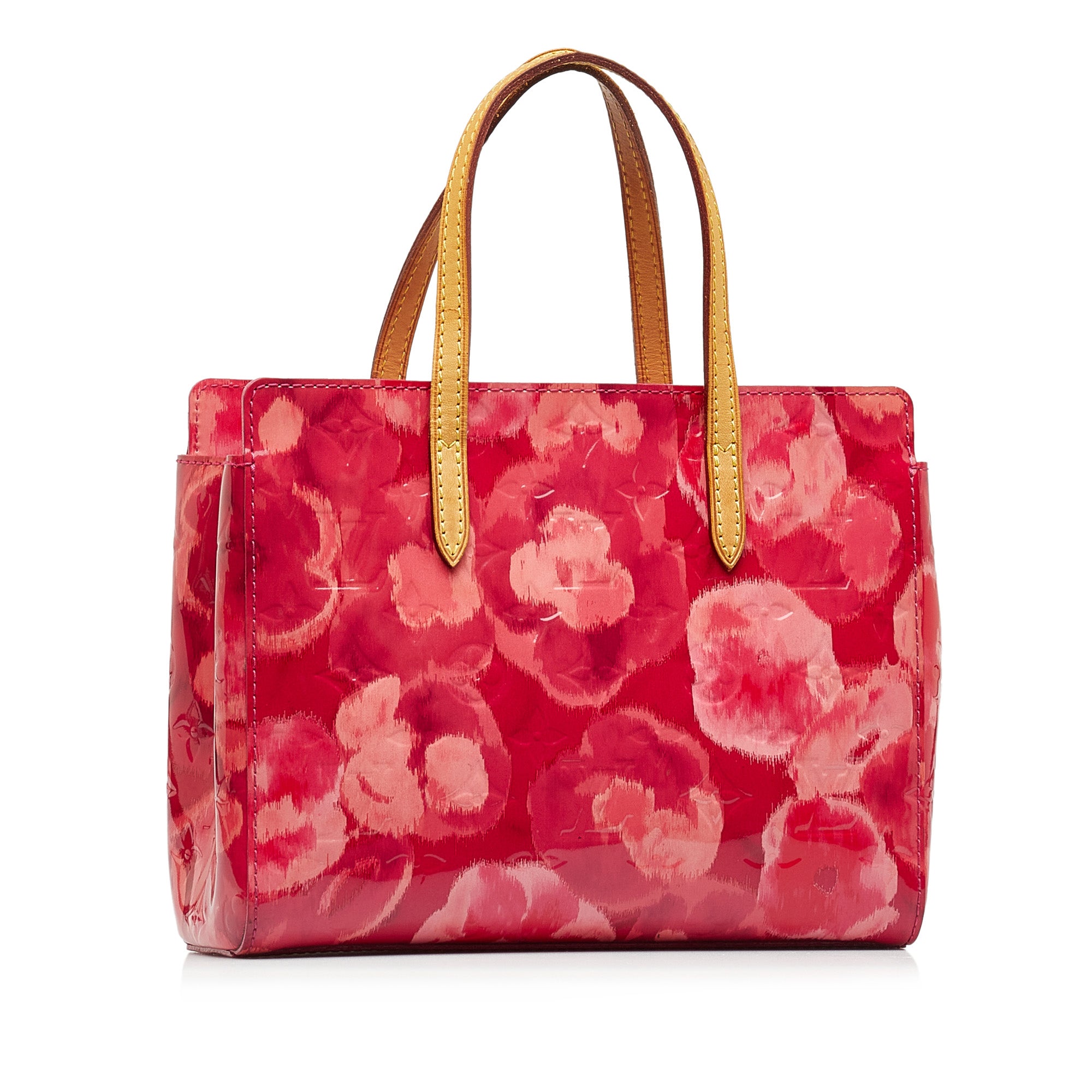 Louis Vuitton Womens Ikat Flower Monogram Zip Around Wallet Pink Leather