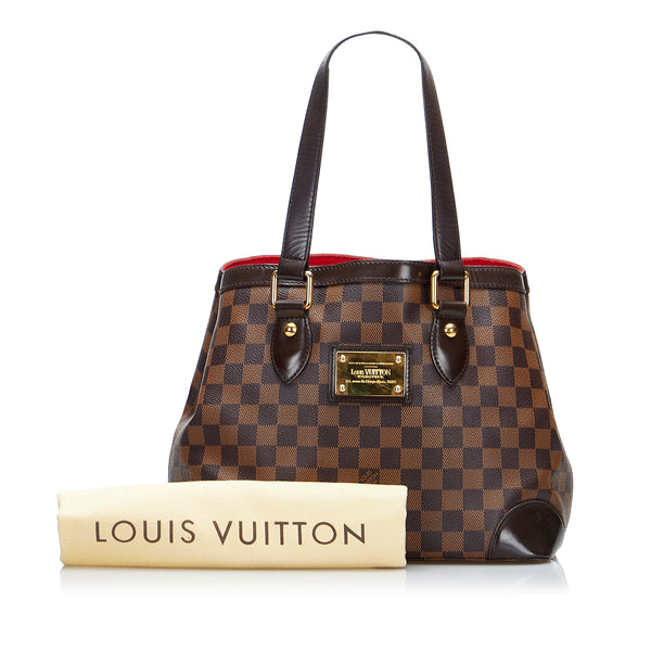 Louis Vuitton Hampstead PM Ebene Damier in Coated Canvas For Sale