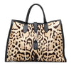 Brown Gucci Medium Pony Hair Cheetah Print Jackie Soft Tote
