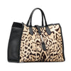 Brown Gucci Medium Pony Hair Cheetah Print Jackie Soft Tote