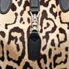 Brown Gucci Medium Pony Hair Cheetah Print Jackie Soft Tote