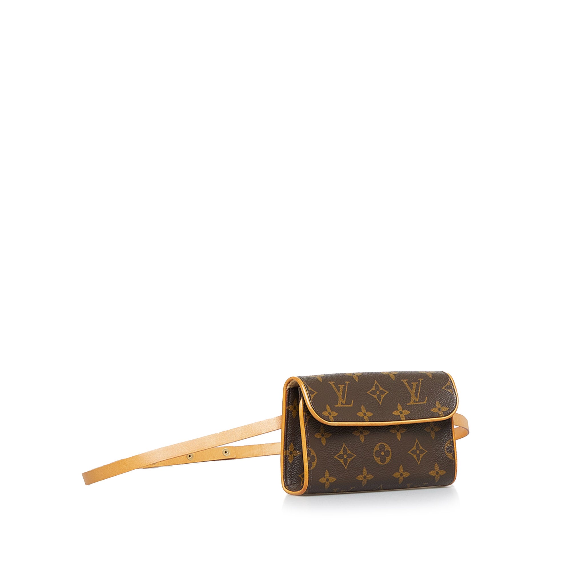 Louis Vuitton Pochette Florentine Belt Bag Waist bag Small Brown Leather