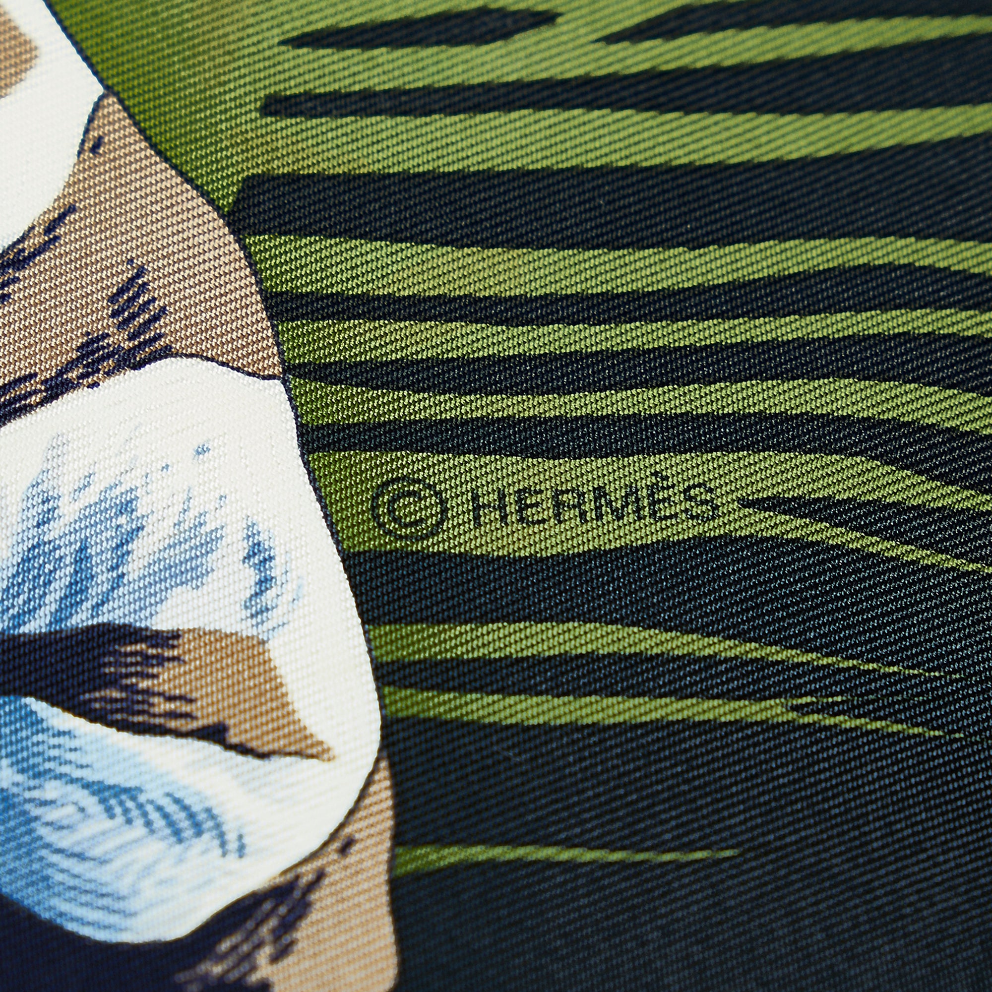 Black Hermes Turbans des Reines Silk Scarf Scarves - Designer Revival