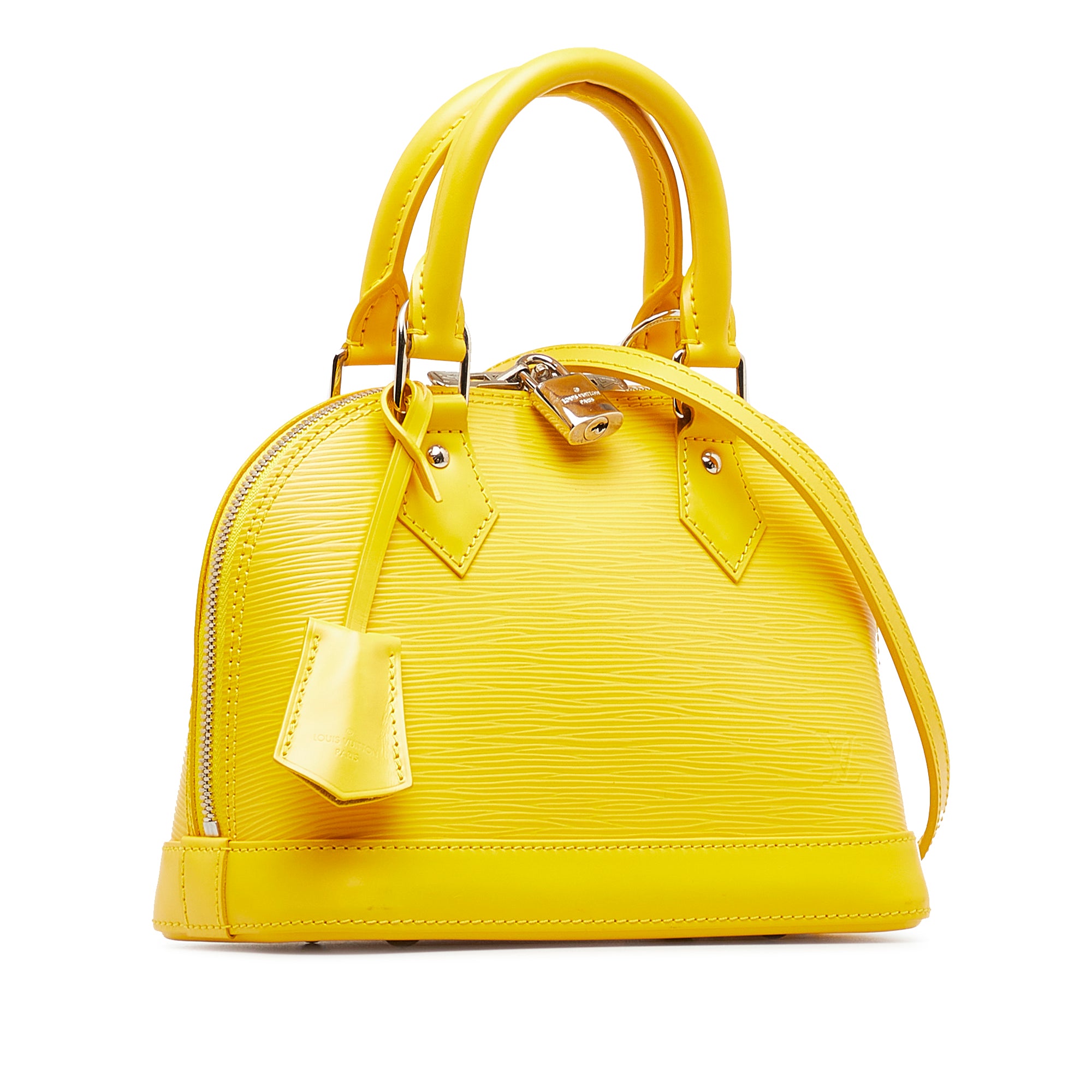 Louis Vuitton EPI Alma Bb Yellow Citron