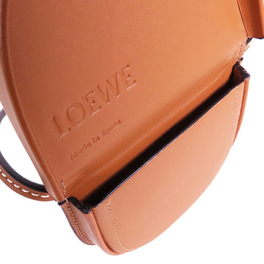 Tan Loewe Small Heel Crossbody Bag - Designer Revival