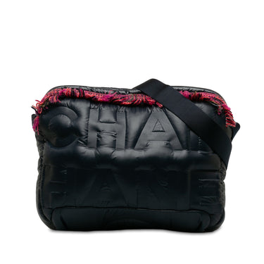 Black Chanel Doudoune Crossbody Bag - Designer Revival