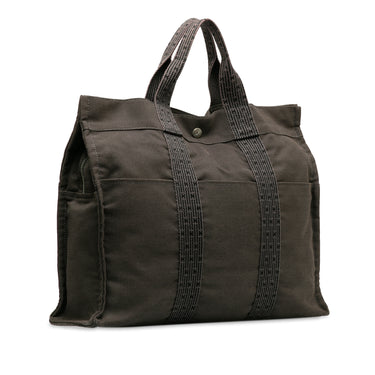 Black Hermes Herline MM Tote Bag - Designer Revival