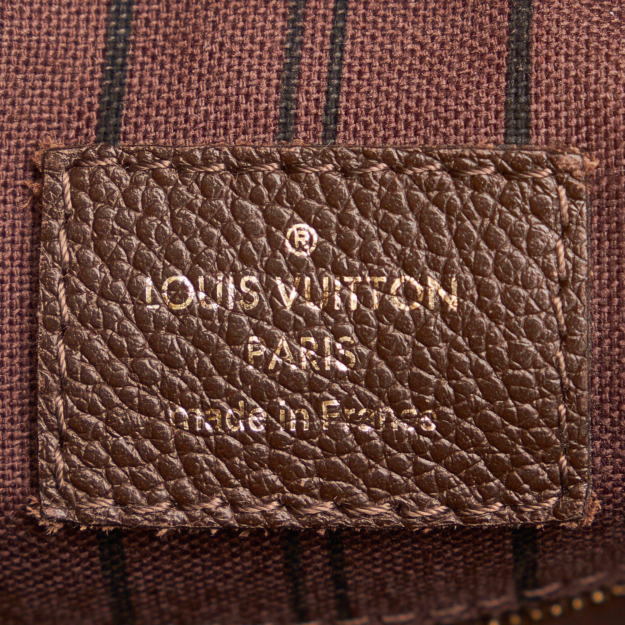 Louis Vuitton Brown Monogram Empreinte Leather Speedy Bandoulière