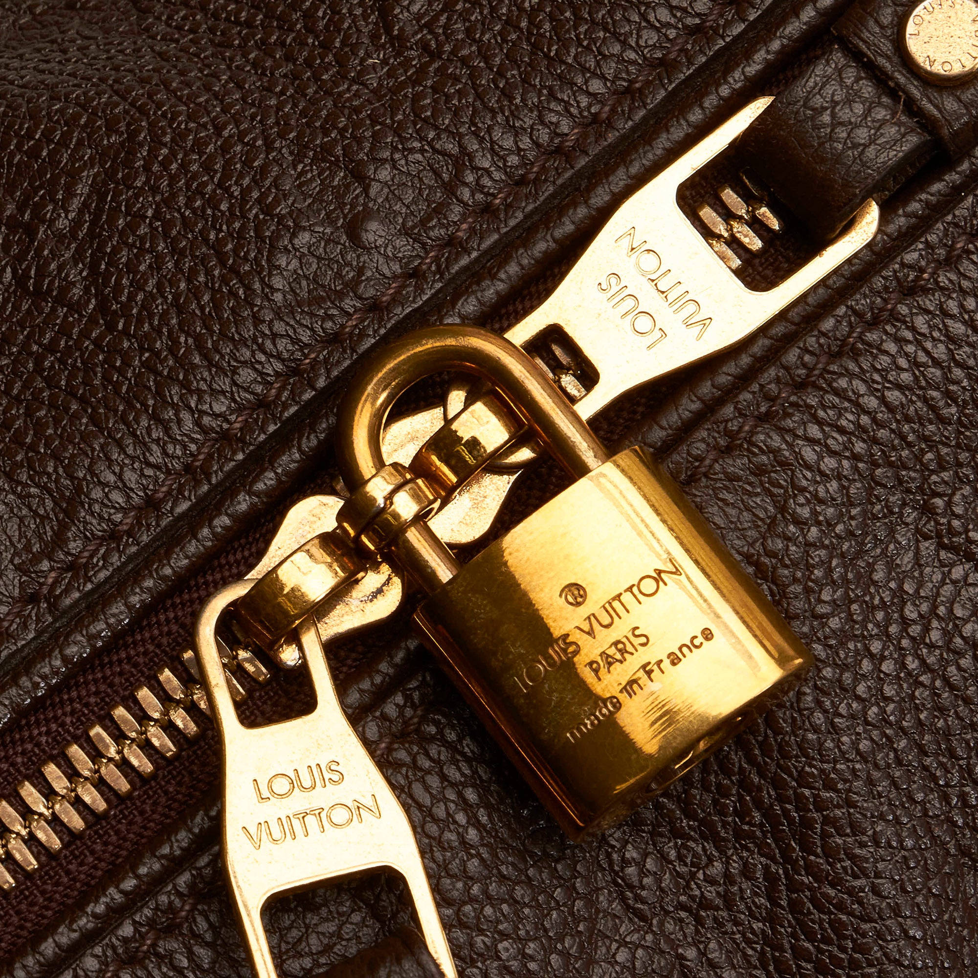 Brown Louis Vuitton Monogram Empreinte Speedy Bandouliere 30 Bag