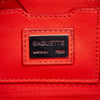 Orange Fendi Convertible Leather Baguette Satchel