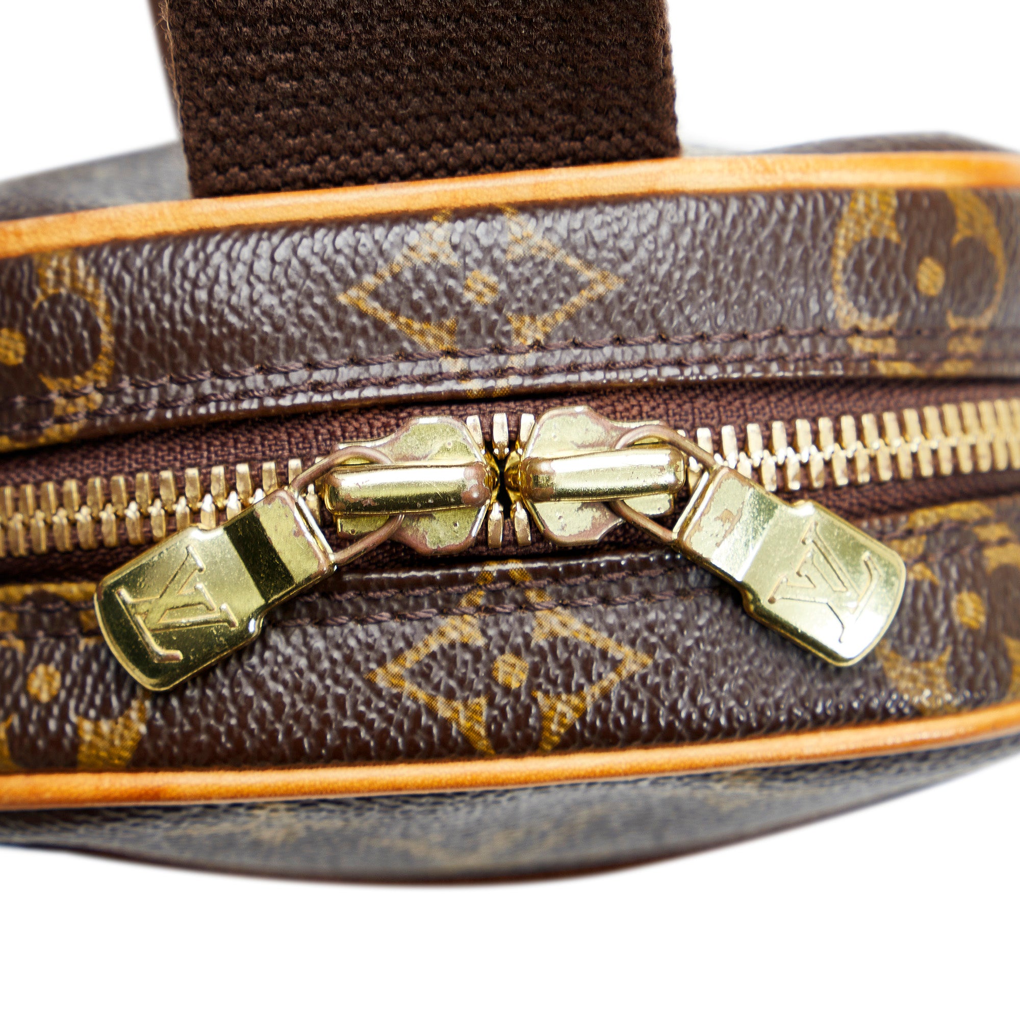 Original LV Pochette Gange Monogram body bag belt bag, Luxury