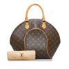 Brown Louis Vuitton Monogram Ellipse MM Handbag