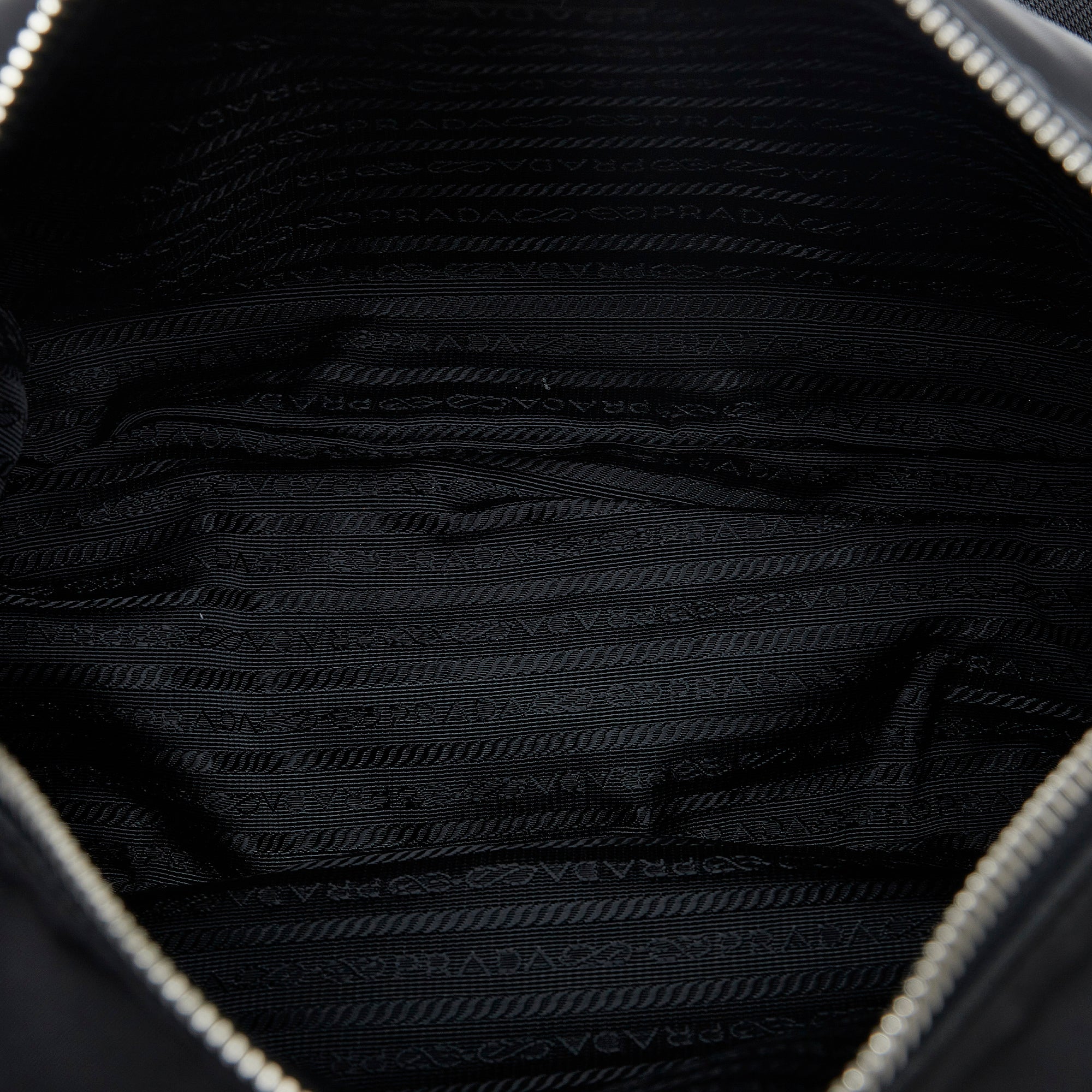 Prada Tessuto Saffiano Black Messenger Bag Cross Body – Queen Bee