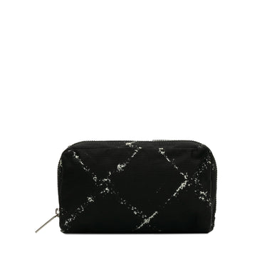 Black Chanel Old Travel Line Pouch