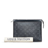 Brown Louis Vuitton Monogram Eclipse Pochette Voyage MM Clutch Bag