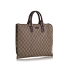 Brown Gucci GG Supreme Laptop Case Business Bag