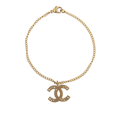 Gold Chanel CC Bracelet - Designer Revival