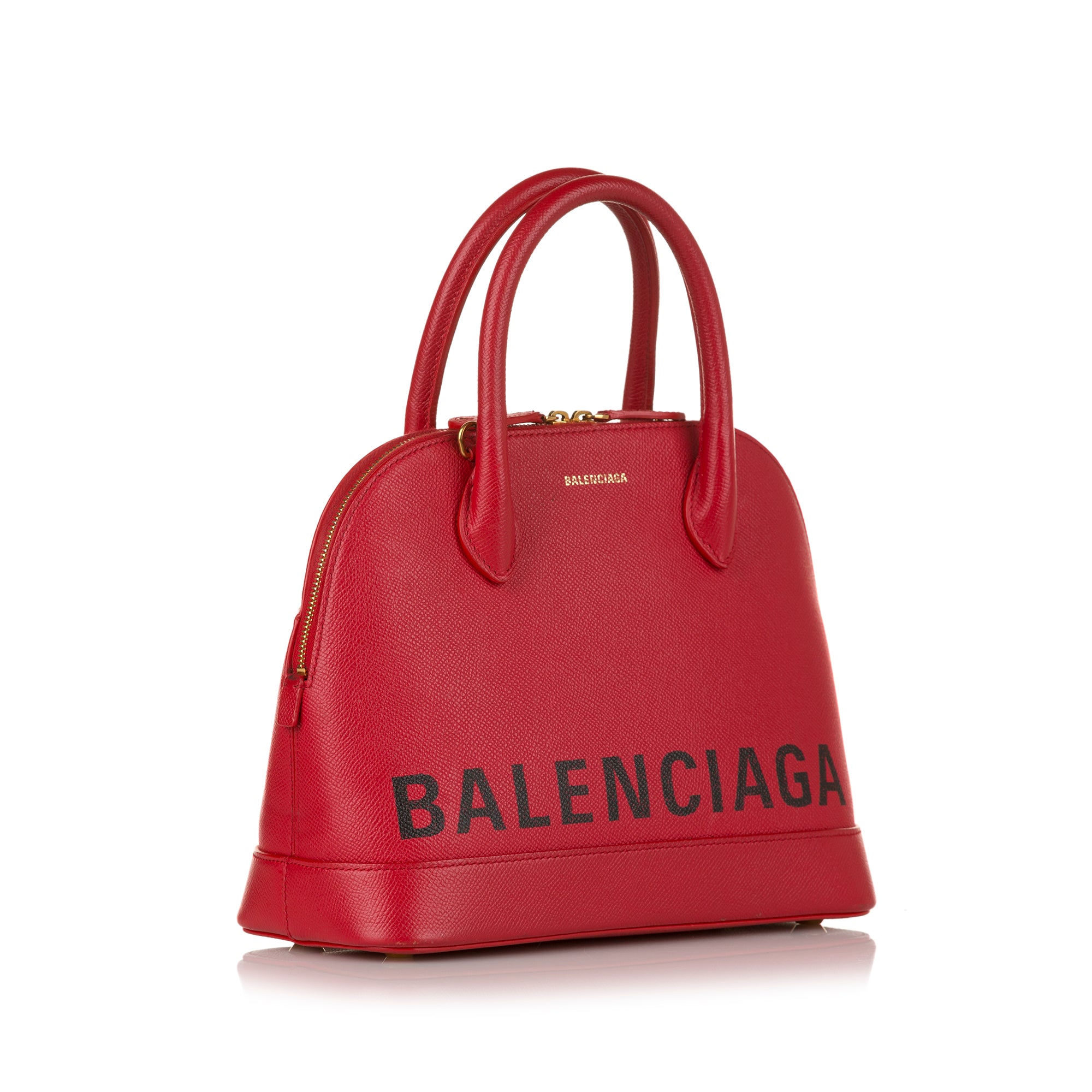 Balenciaga Ville Leather Satchel