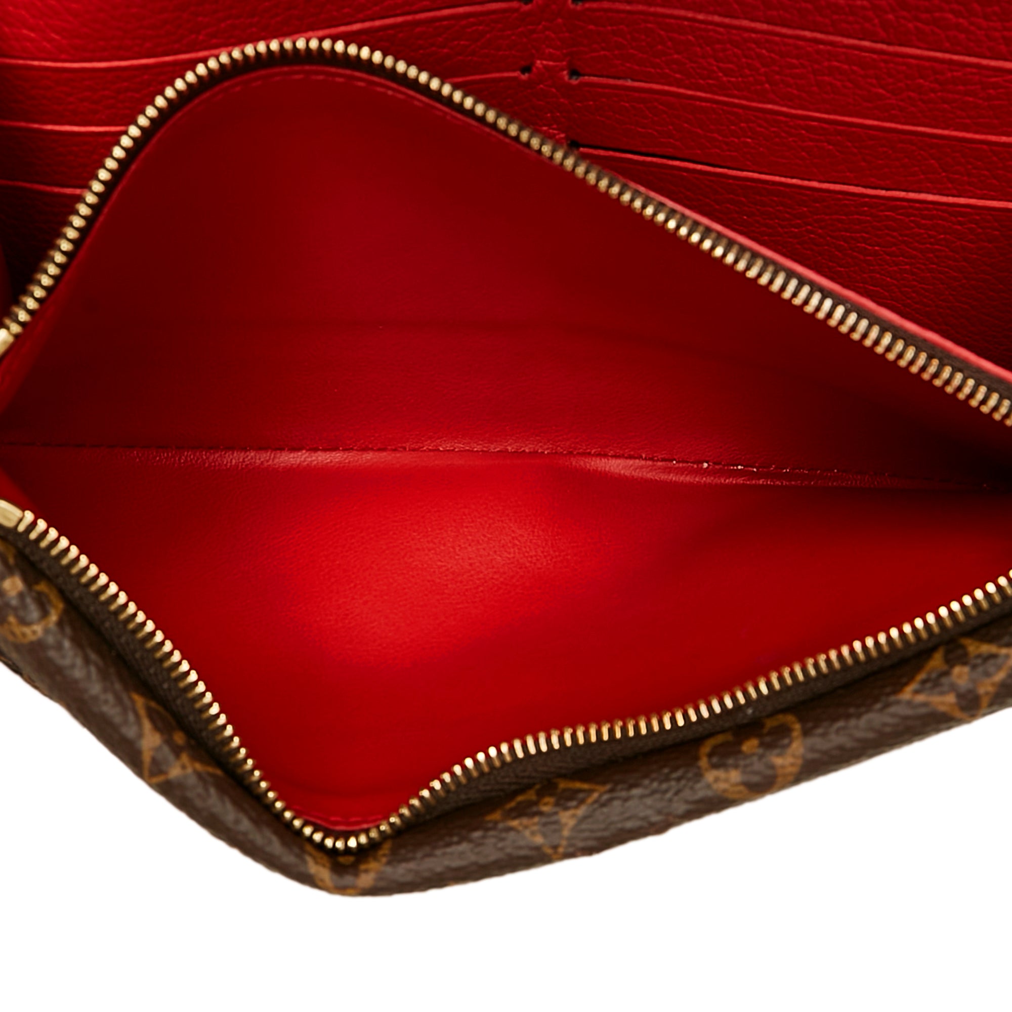 Louis Vuitton Monogram Canvas Leather Long Wallet Long Wallets