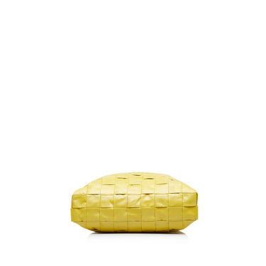 Yellow Bottega Veneta Maxi Intrecciato Cassette Tote Bag - Designer Revival