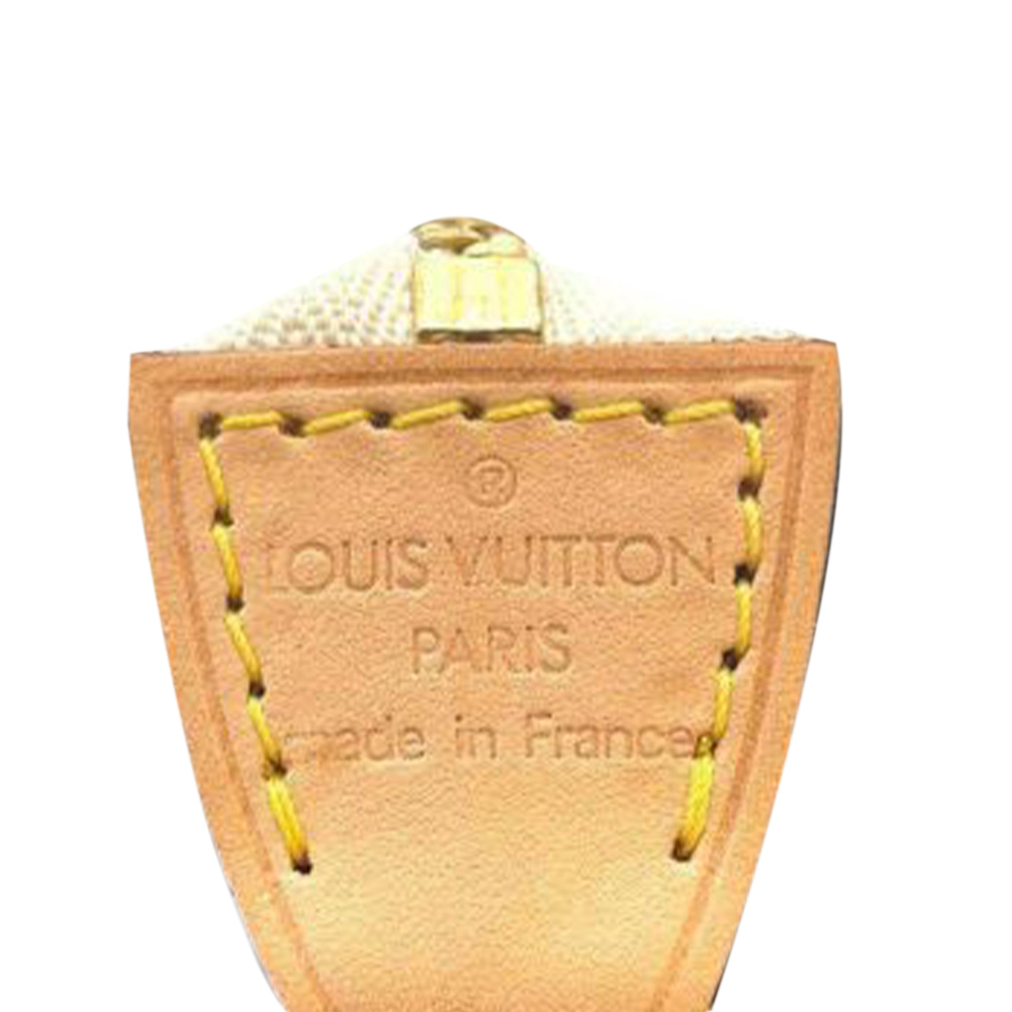 White Louis Vuitton Damier Azur Mini Pochette Accessoire Baguette, RvceShops Revival